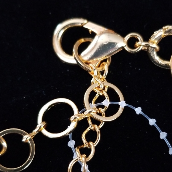 NWT Amrita Singh Elegant Gold Tone Brass Chain Link Necklace - Picture 9 of 9